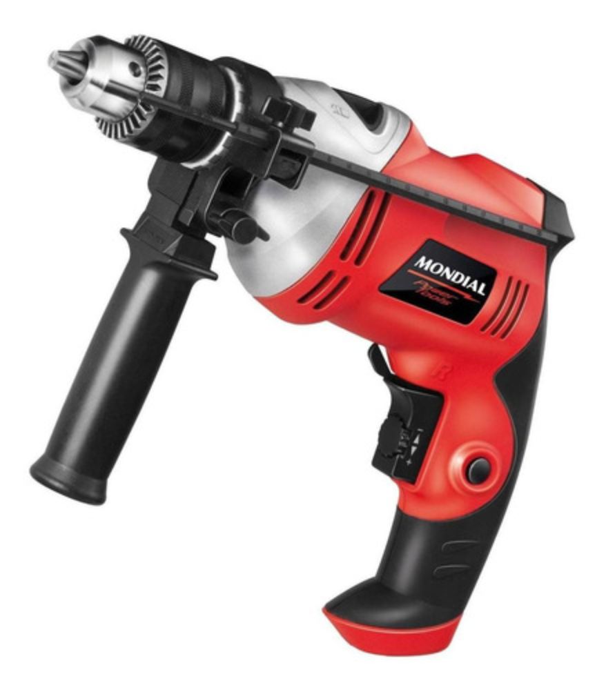 Furadeira De Impacto 700w Mondial Ffi 05 Cor Vermelho 220V - R$ 199,02