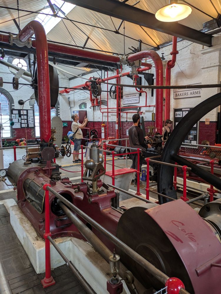 A view of the pumphouse interior