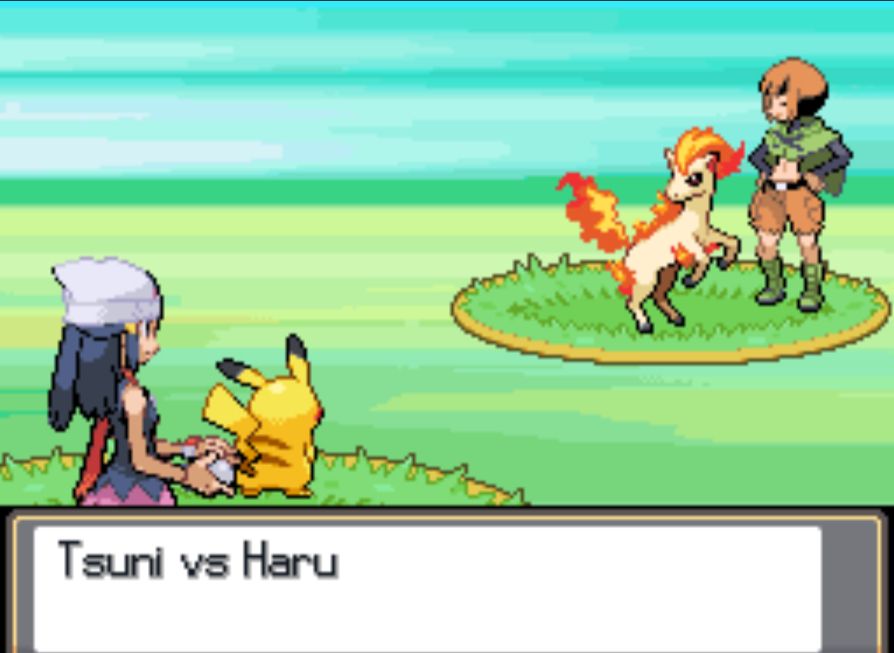 Pokemon battle edit- Tsuni as Pikachu vs Hari as Ponyta