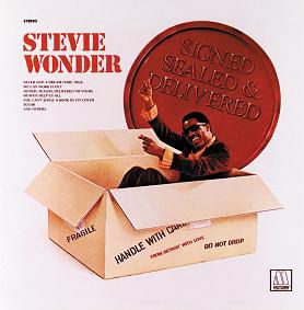 A cover of the album signed sealed delivered