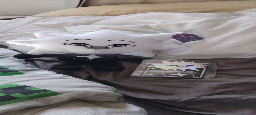 The loop plush next to the loop sticker