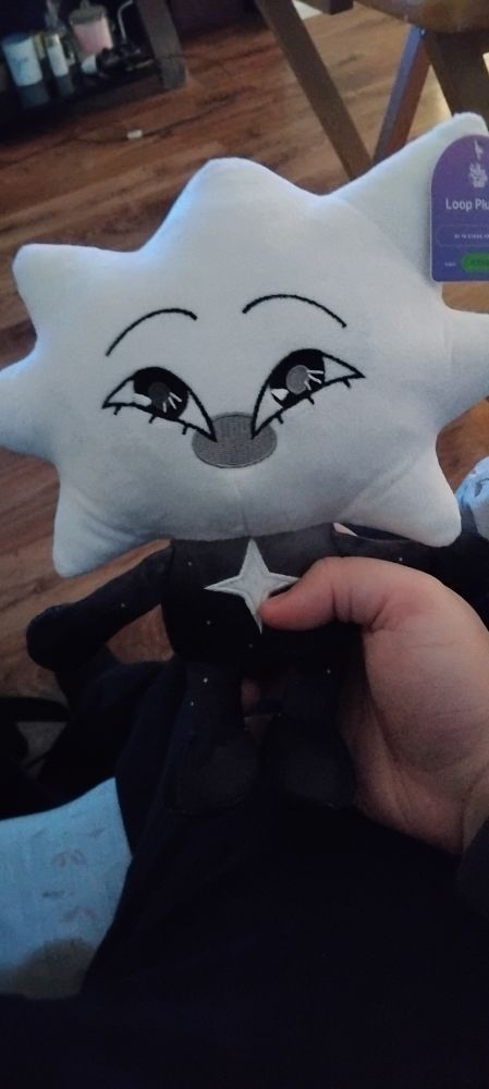 A picture of the loop plush my beloved
