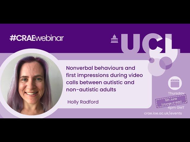 First impressions during video calls between autistic and non-autistic adults