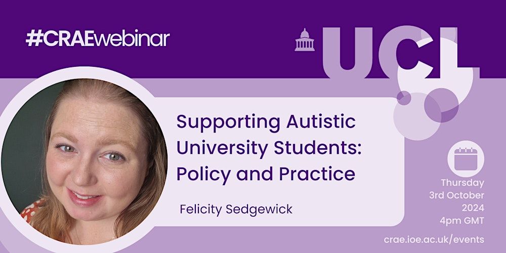 Supporting Autistic University Students: Policy and Practice