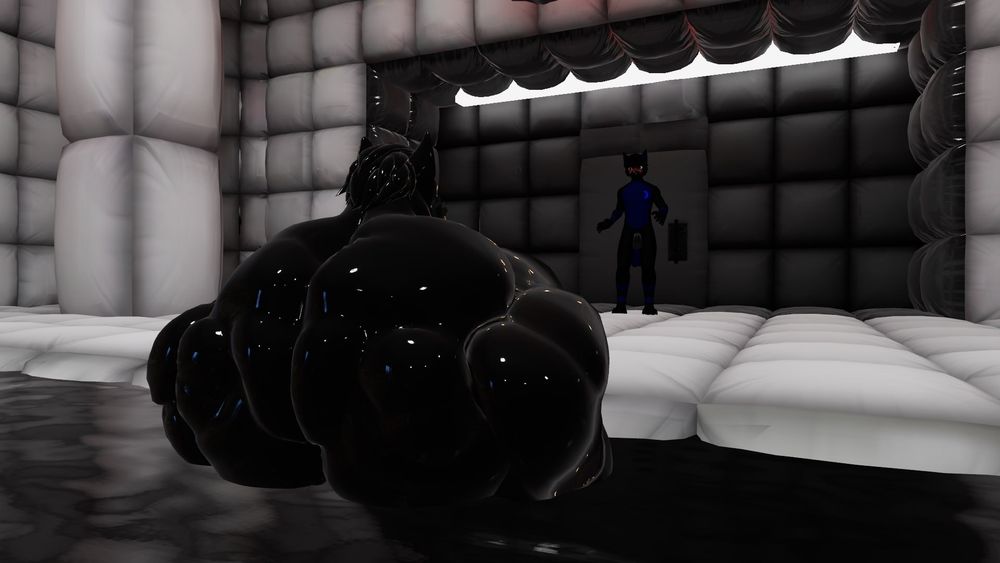 *as he see them rise up a bit revealing the very muscular torso as i get stunned by this big buff goo wolf figure*