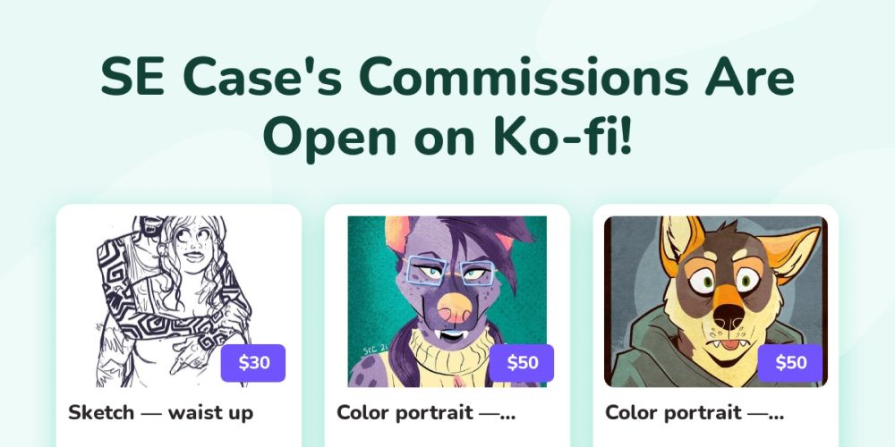 SE Case's Ko-fi Commissions