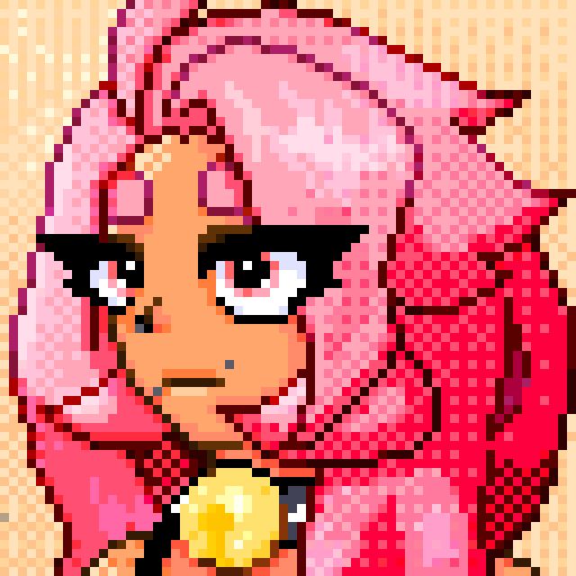 Pixel Art portrait of peeeaaacch's character, Marche