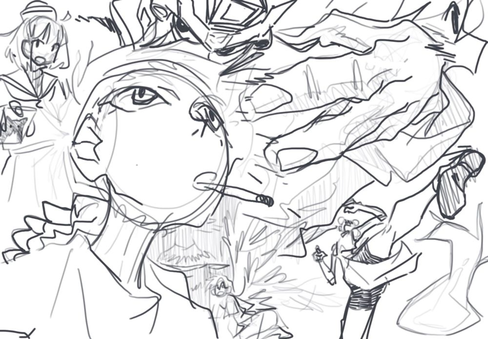 It's hard to keep working with my mind how it is. I want to make something for people like me, if they exist.