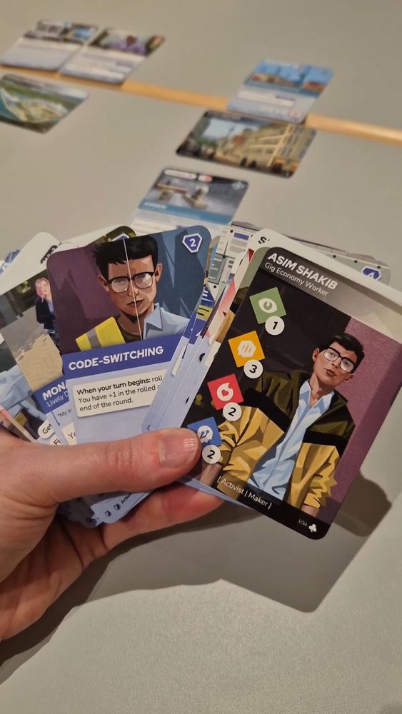 Asim Shakib's card for Neon Hope