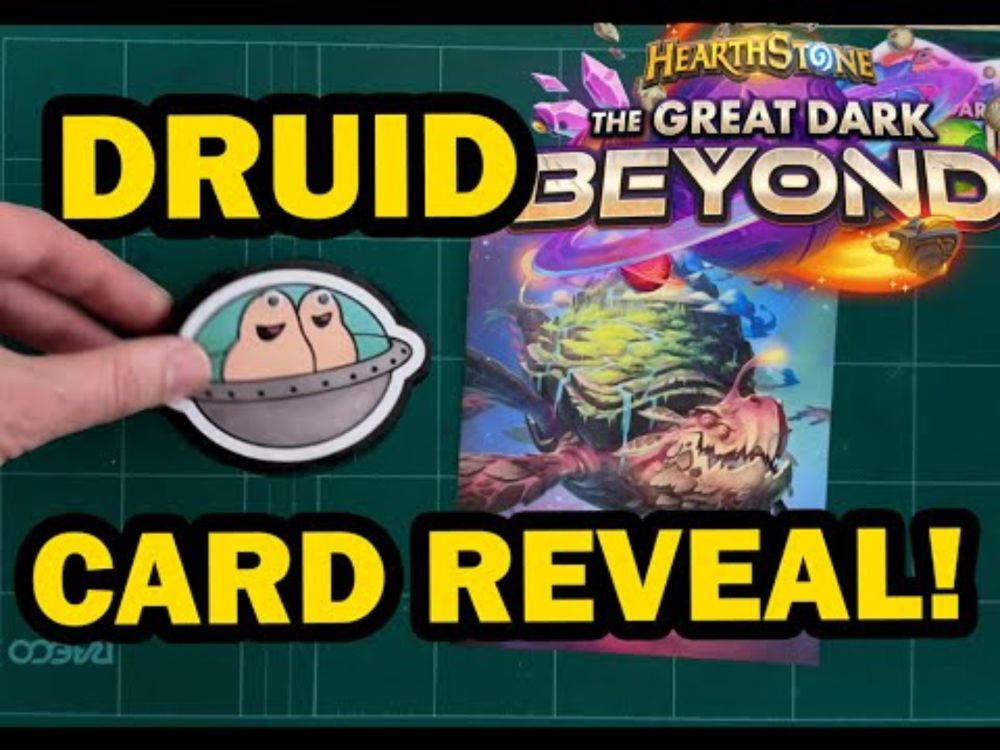 Hearthstone Great Dark Beyond Druid Card Reveal!