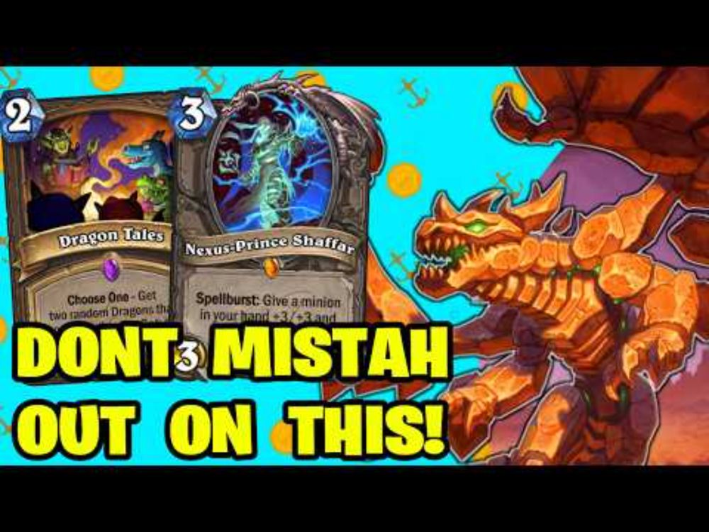 Shaffar Takes Dragon Druid to NEW HEIGHTS! Hearthstone Druid Deck