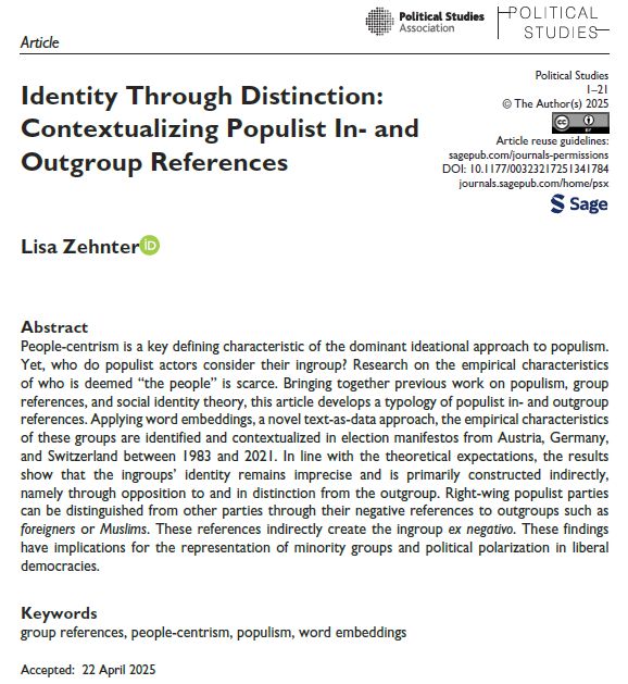 Screenshot of the abstract of the article.