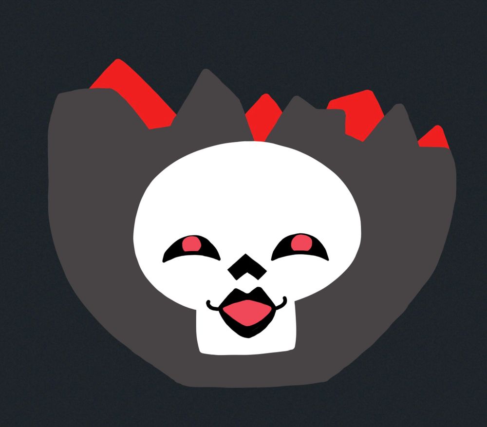 digital doodle of a miman from shin megami tensei v