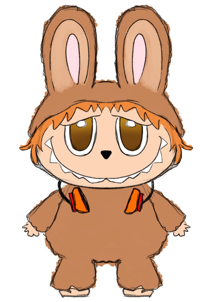 I drew yosuke as a labubu