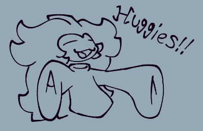 Fella wearing a long-sleeve sweater asking for hugs