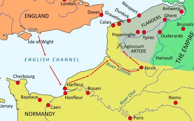 Henry V’s campaign 