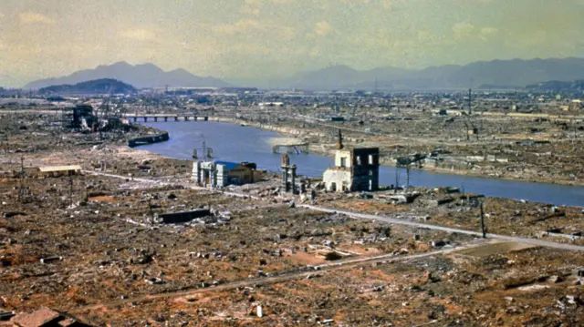 Hiroshima in ruins 