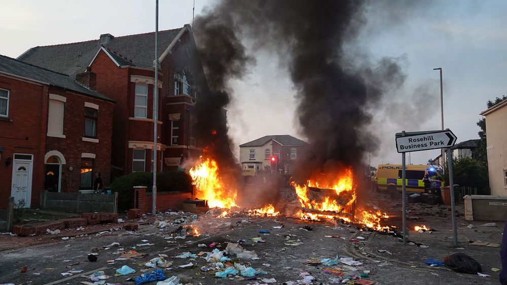 Southport riots begin 30 July 2024