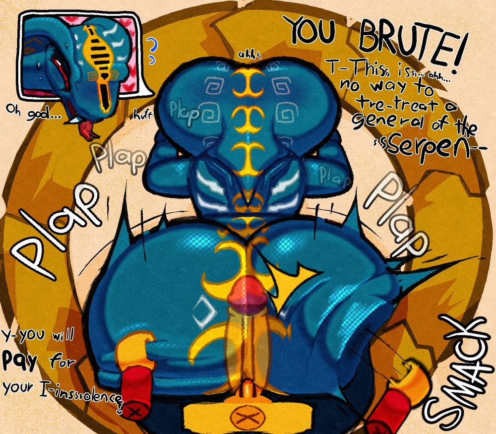 This version has a slighty transparent LEGO penis to show how deep the guy is in relation to the size of Skales' ass.
