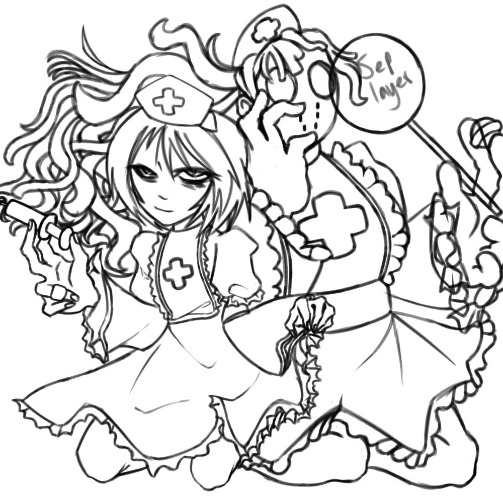 A cleaned sketch of the vkei band, +ISOLATION