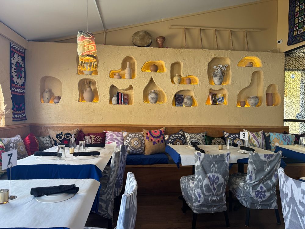 cool clay wall with holes cut out for decoration 