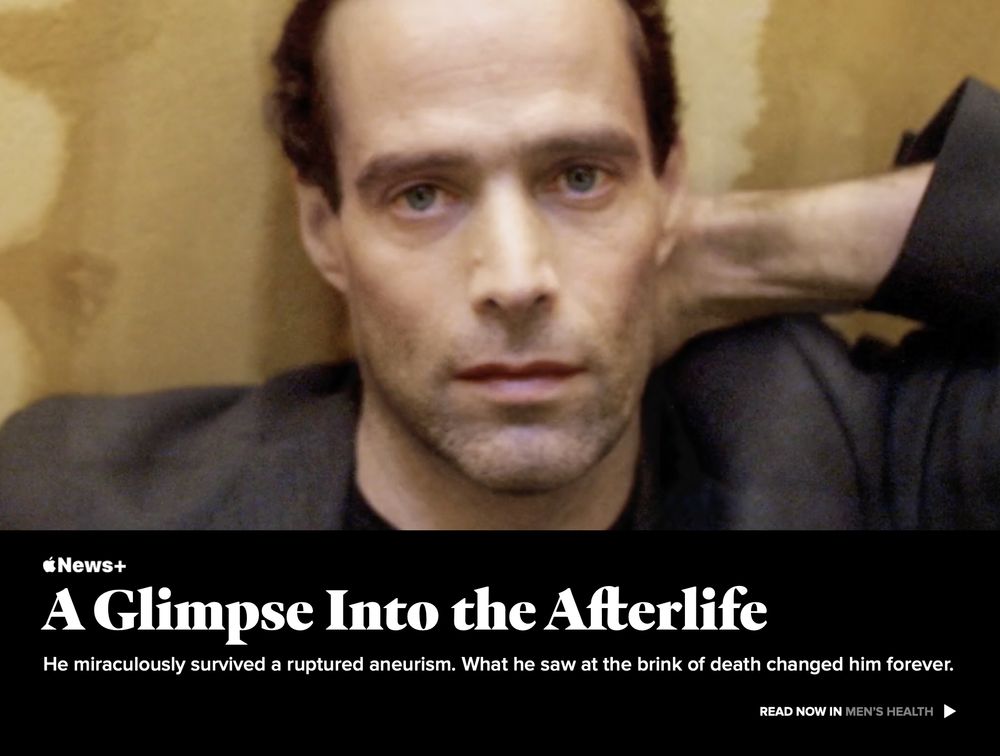 some guy who almost died and got a glimpse into the afterlife