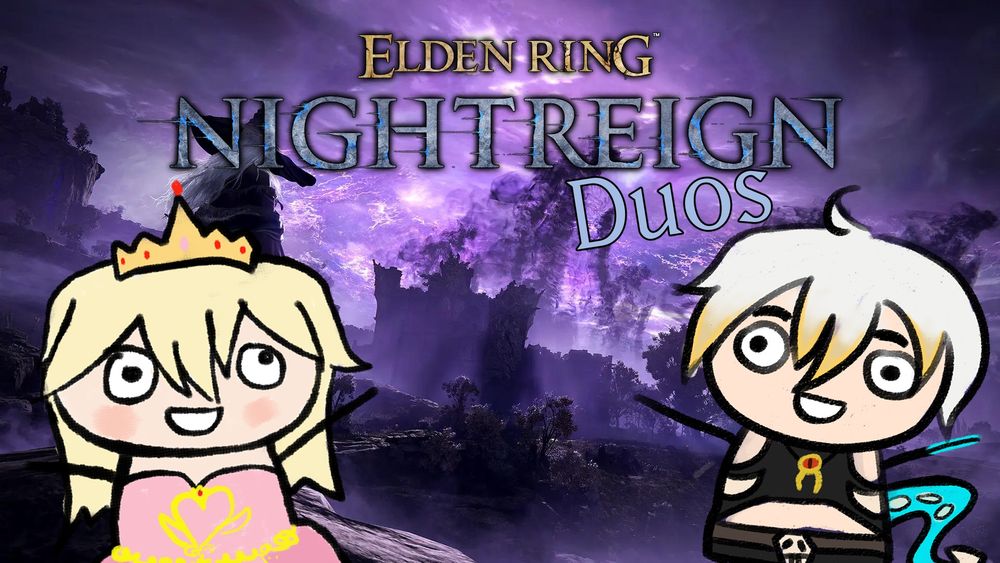 ashie and ulner but drawn by ulner's left hand playing night reign