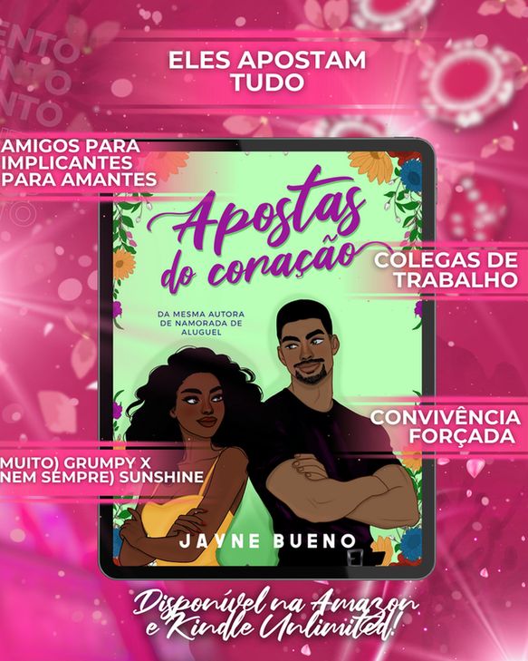(Muito) grumpy x (Nem sempre) sunshine
Amigos para implicantes para amantes
Colegas de trabalho
Eles apostam tudo
Convivência forçada
Disponível na Amazon e Kindle Unlimited!