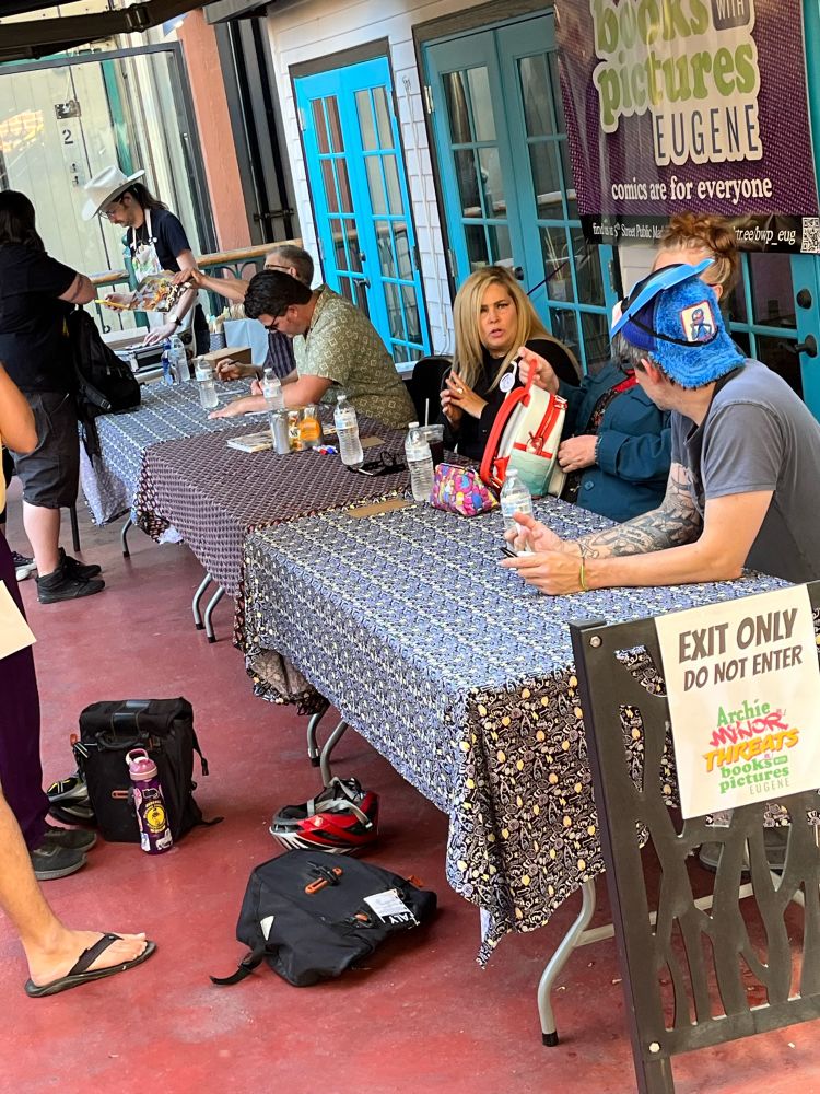 Comic signing