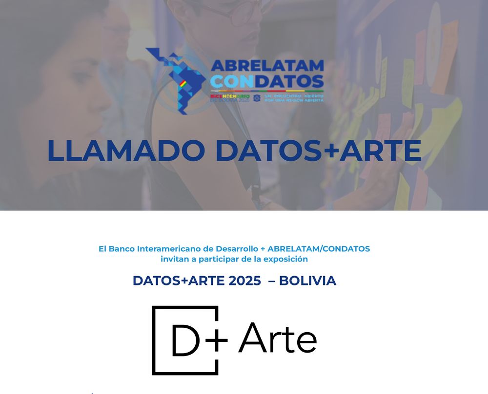 Captura de la web de ABRELATAM/CONDATOS en su seccion Datos+Arte.