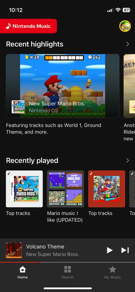 fr though having NSMB on Nintendo Music is sick, I can’t even complain about it not being 3D world lol