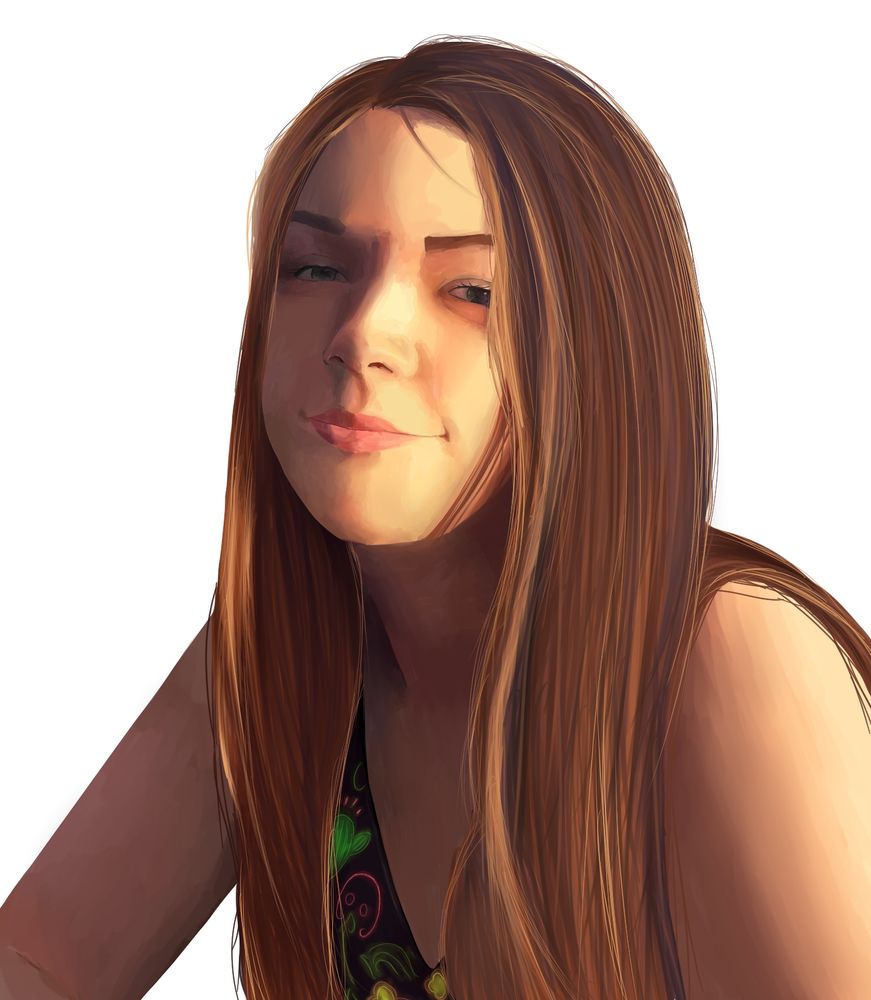Commission portrait of commissioners daughter