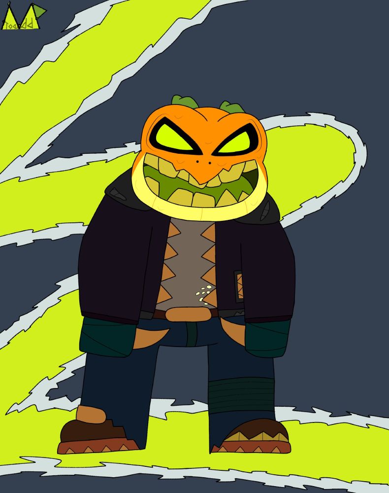Fightin stance #2: Sickles turned into boxin gloves that can still extend out as a surprise attacks🎃