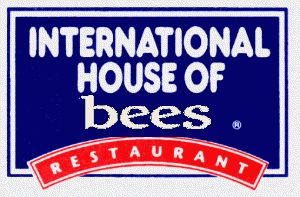 The IHOP logo, but it's got bees instead of pancakes