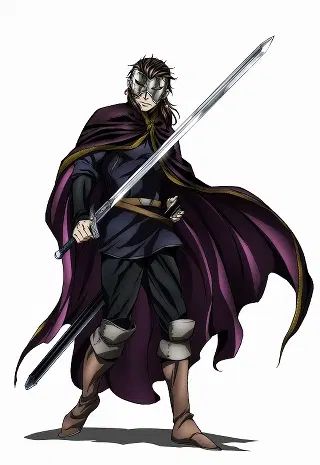 Silver mask from the heroic legend of Arslan anime. The “new” one based on the ongoing manga not the OVA. Though the tweet applies to OVA silver mask as well