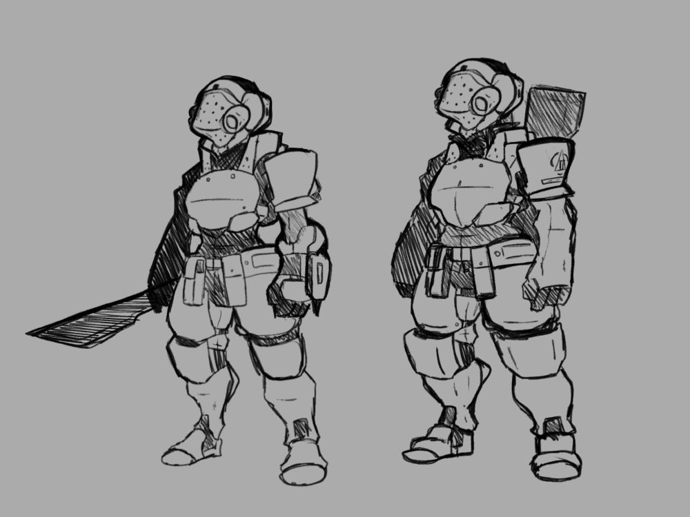 The D.B Mk25 combat armor has been a standard for any adventuring individual wanting to trek the Trench. Or at least stand a chance against both Sera’s or Fendiir.

Albeit the standard issue armor given to BRAAM infantry, they’re still given to everyone regardless to as a small edge…or a word of warning.