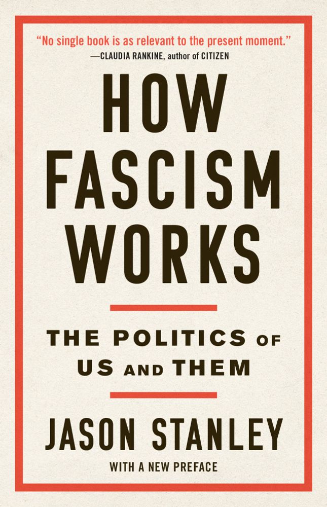 A picture of the cover of the book How Fascism Works by Jason Stanley.