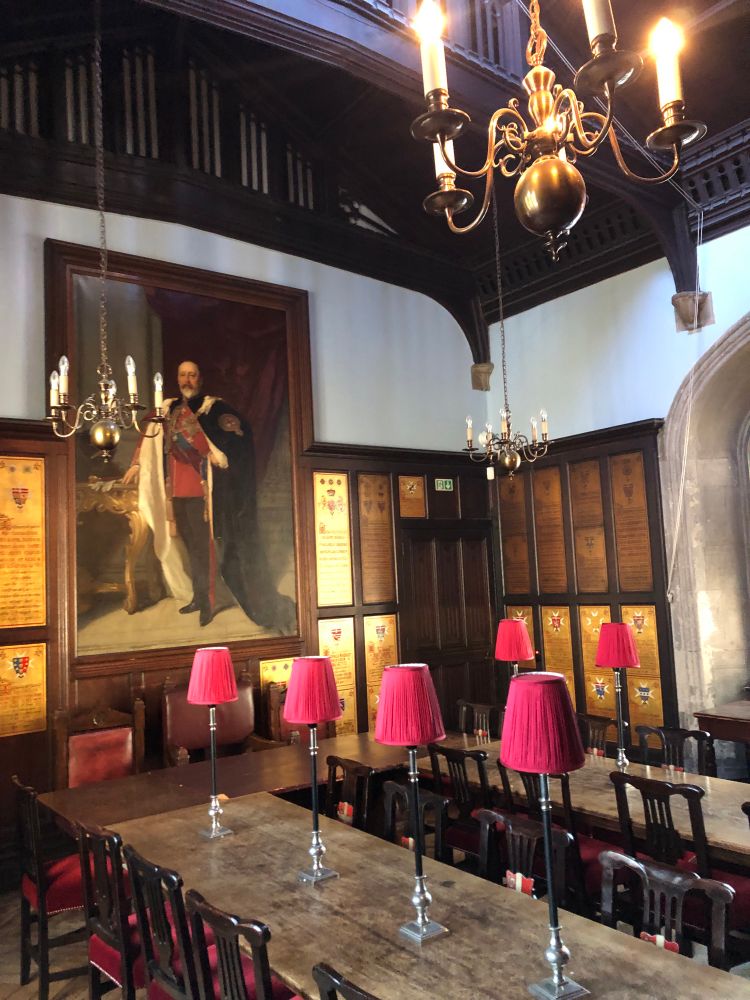 The room in which the St John Ambulance was founded in the 19th century in their London headquarters. 