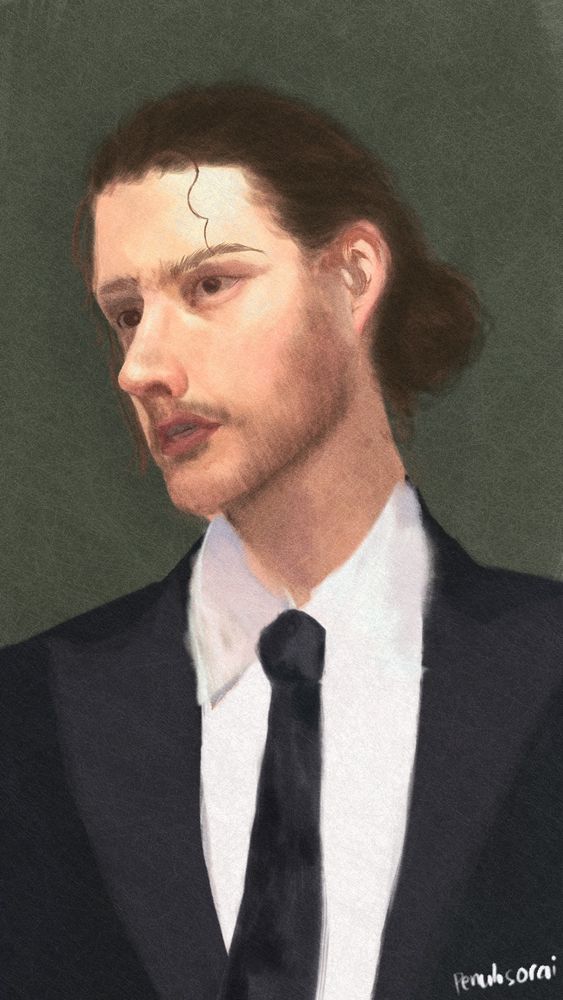 A portrait painting on GoPaint