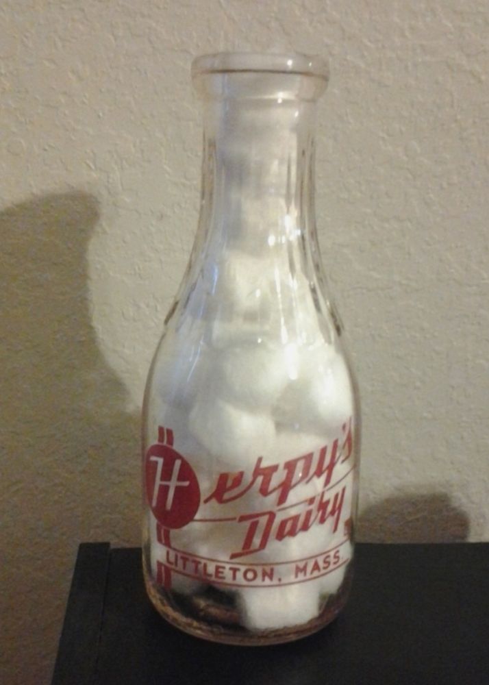Photo of a Herpy's Dairy milk bottle.