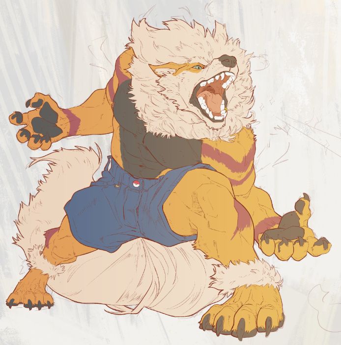 Arcanine uses flamethrower! 