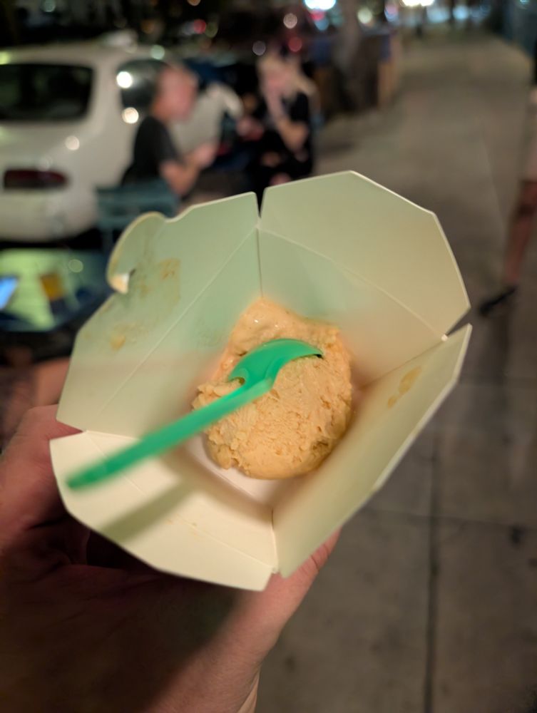 Coconut Candy Corn Sherbert