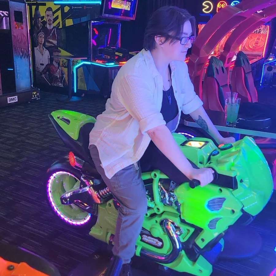 My love on a bike racing game