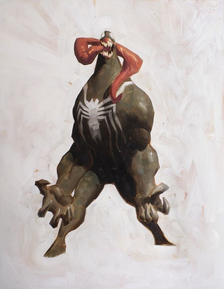 It's a big gnarly venom. No bg. 