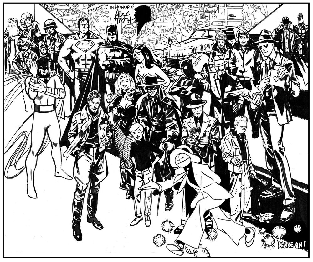 Huge spread of characters that Toth has a connection to. 