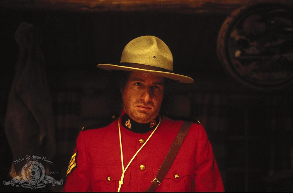 Steven Wright portraying a RCMP officer 