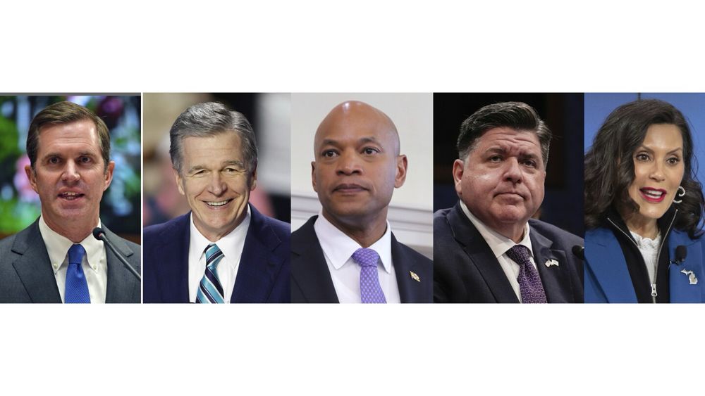 Democrats are out of power in Washington but hold 23 governors' seats, including in five of the seven presidential battlegrounds Donald Trump swept last year.