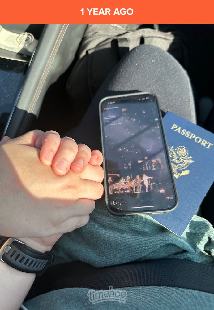 Grab my passport and your hand 

