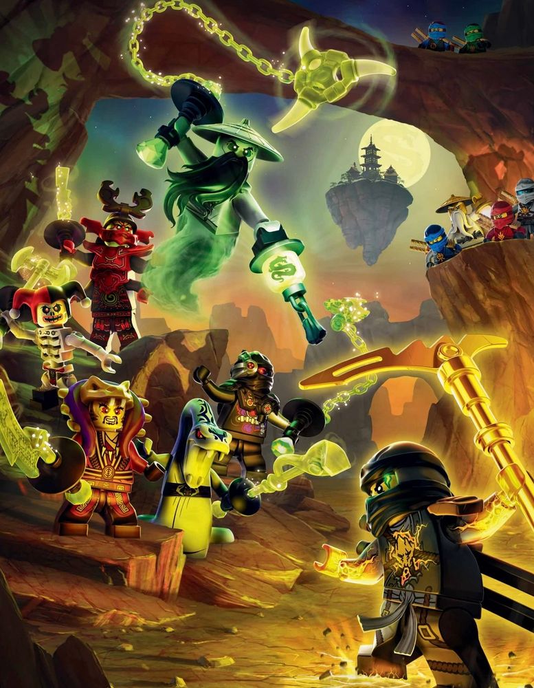 The Poster for Ninjago’s Halloween Special, Day of the Departed
