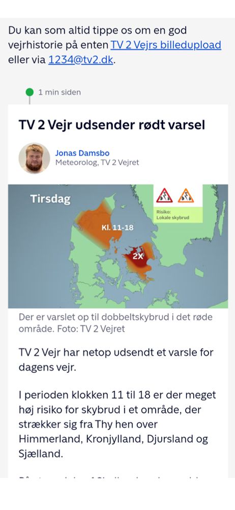 Map showing the prediction of heavy rainfall in my area today 